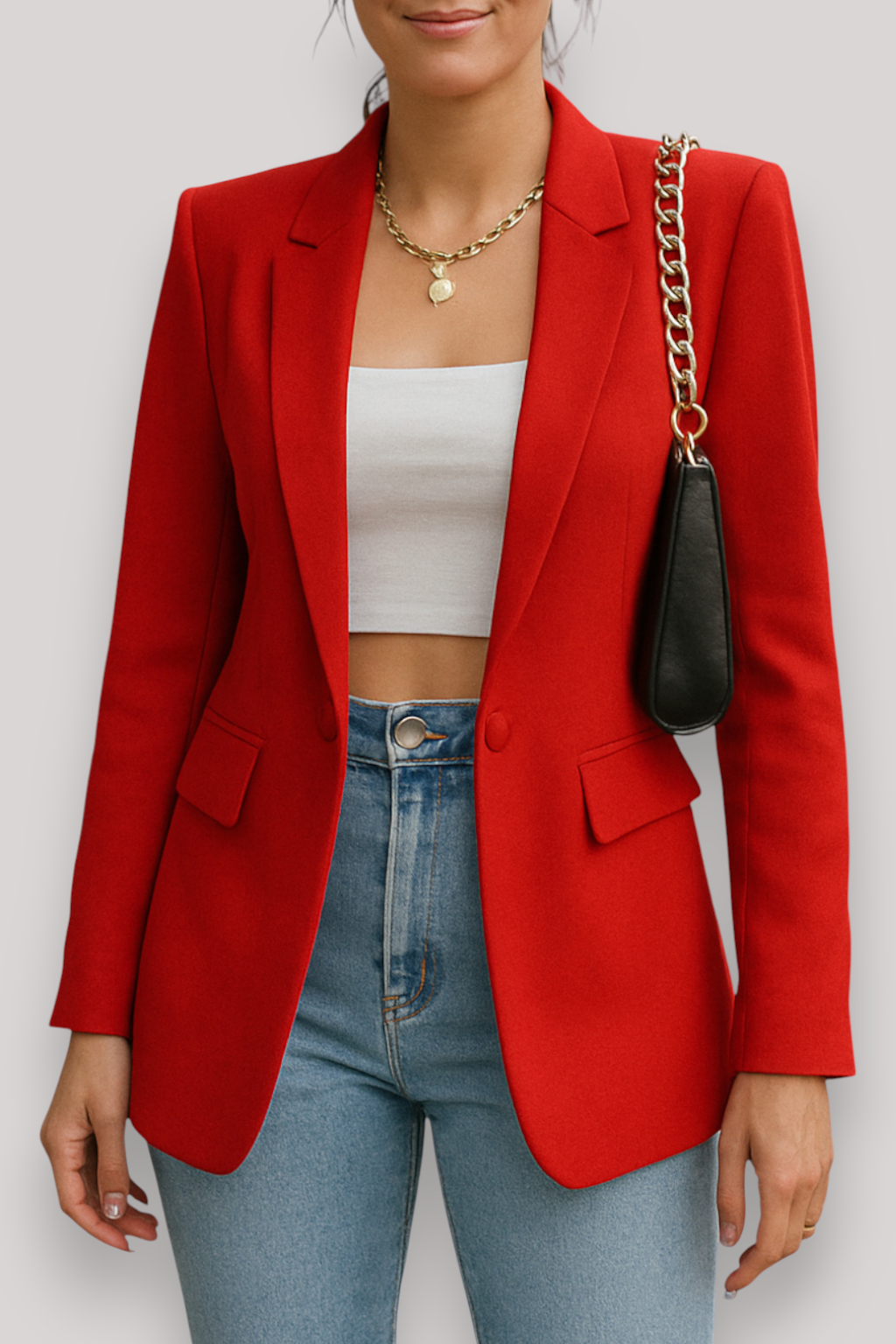 The Avery Tailored Office Blazer Long Sleeve Winter Jacket