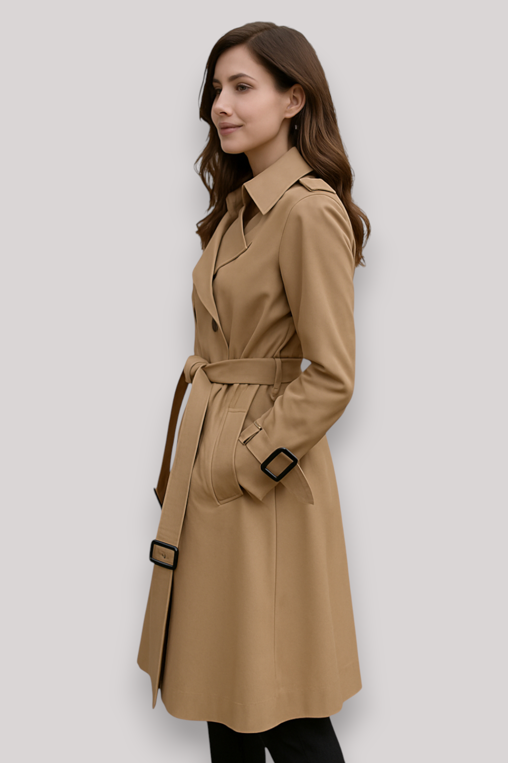 The Winslow Double Breasted Trench Coat Long Winter Windbreaker