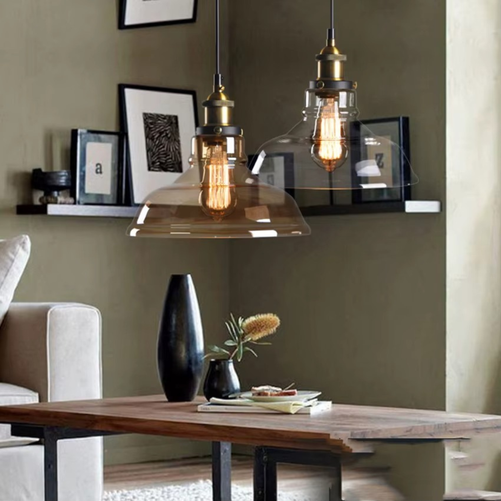 The Ambera Glass Pendant Ceiling Light