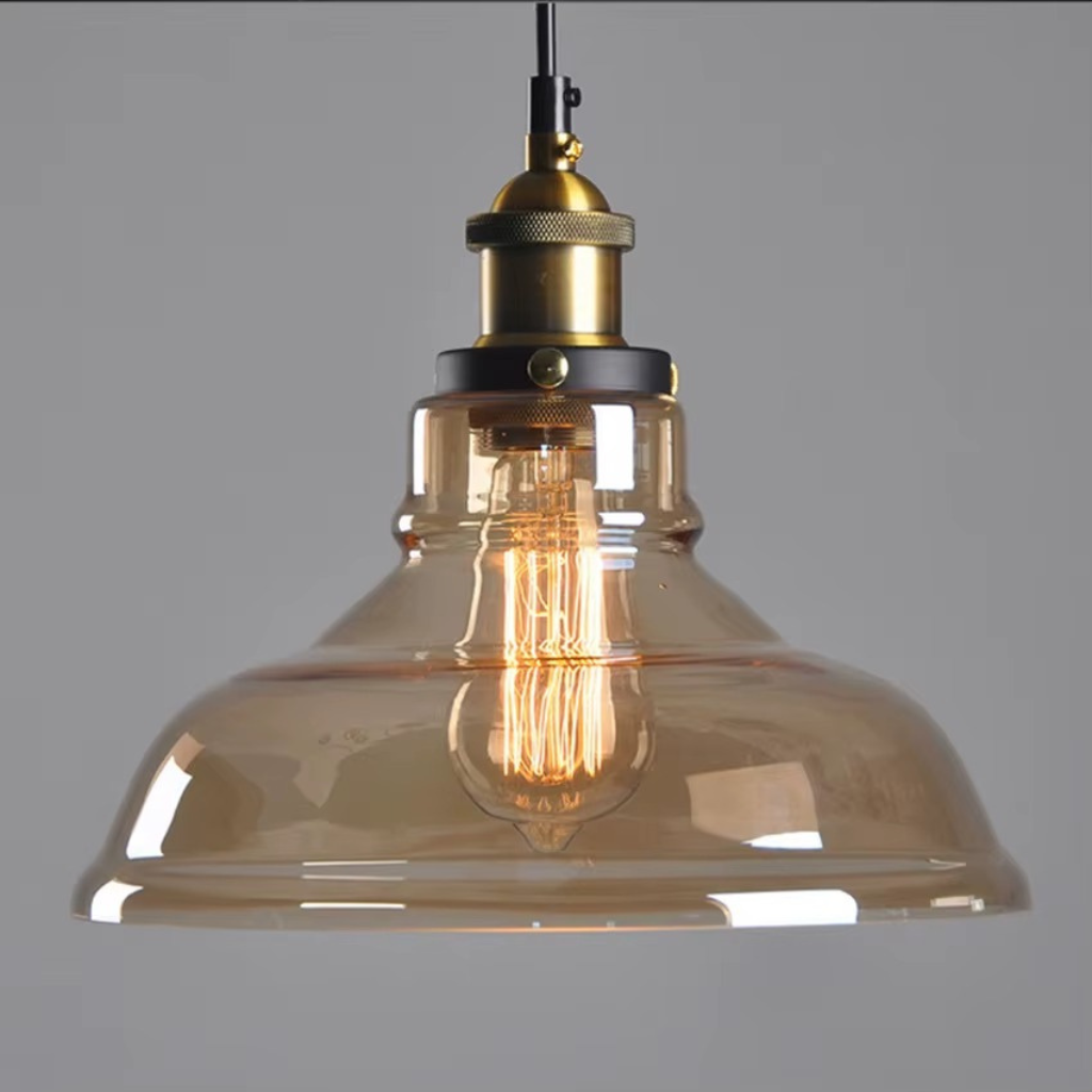 The Ambera Glass Pendant Ceiling Light