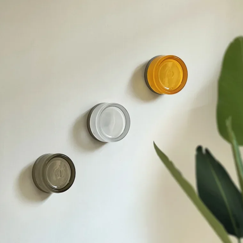 The Ambrise Amber Glass LED Wall Light