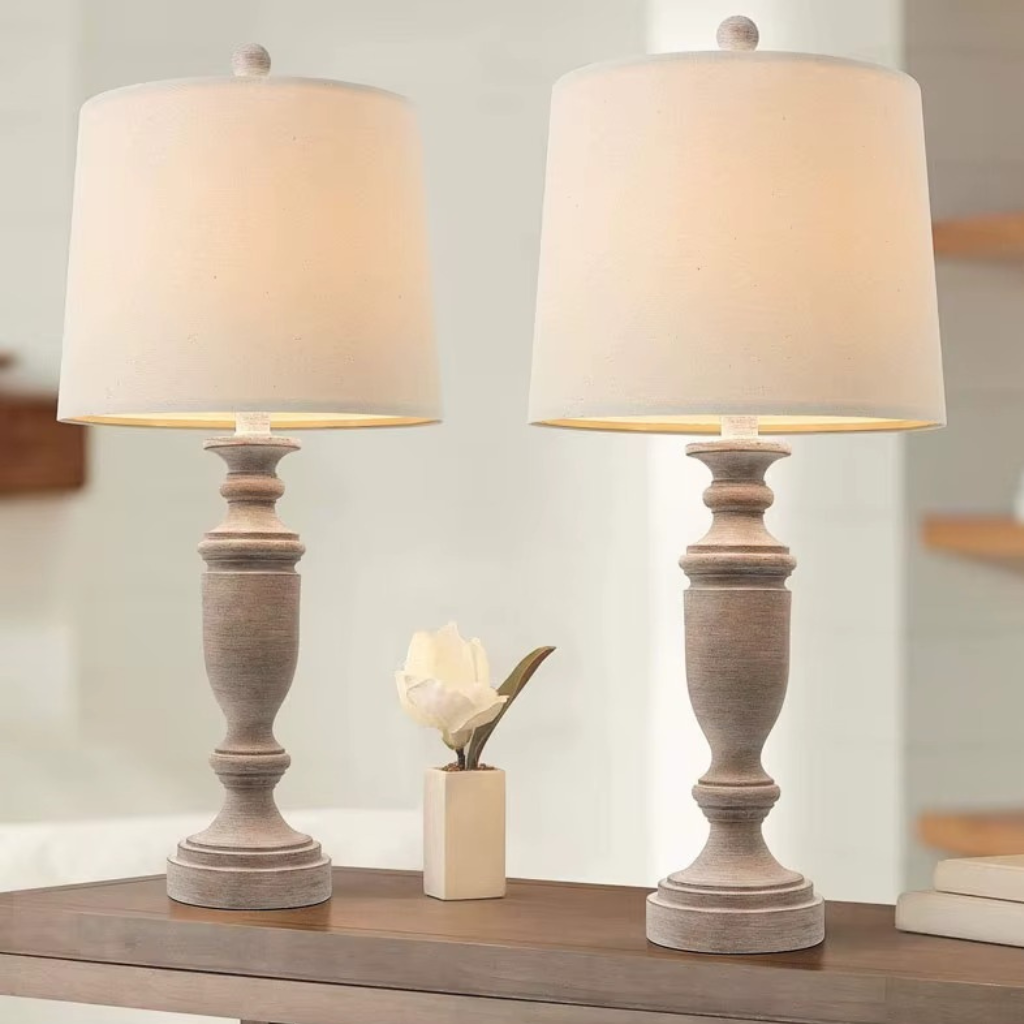 The Amdera Wooden Table Lamp
