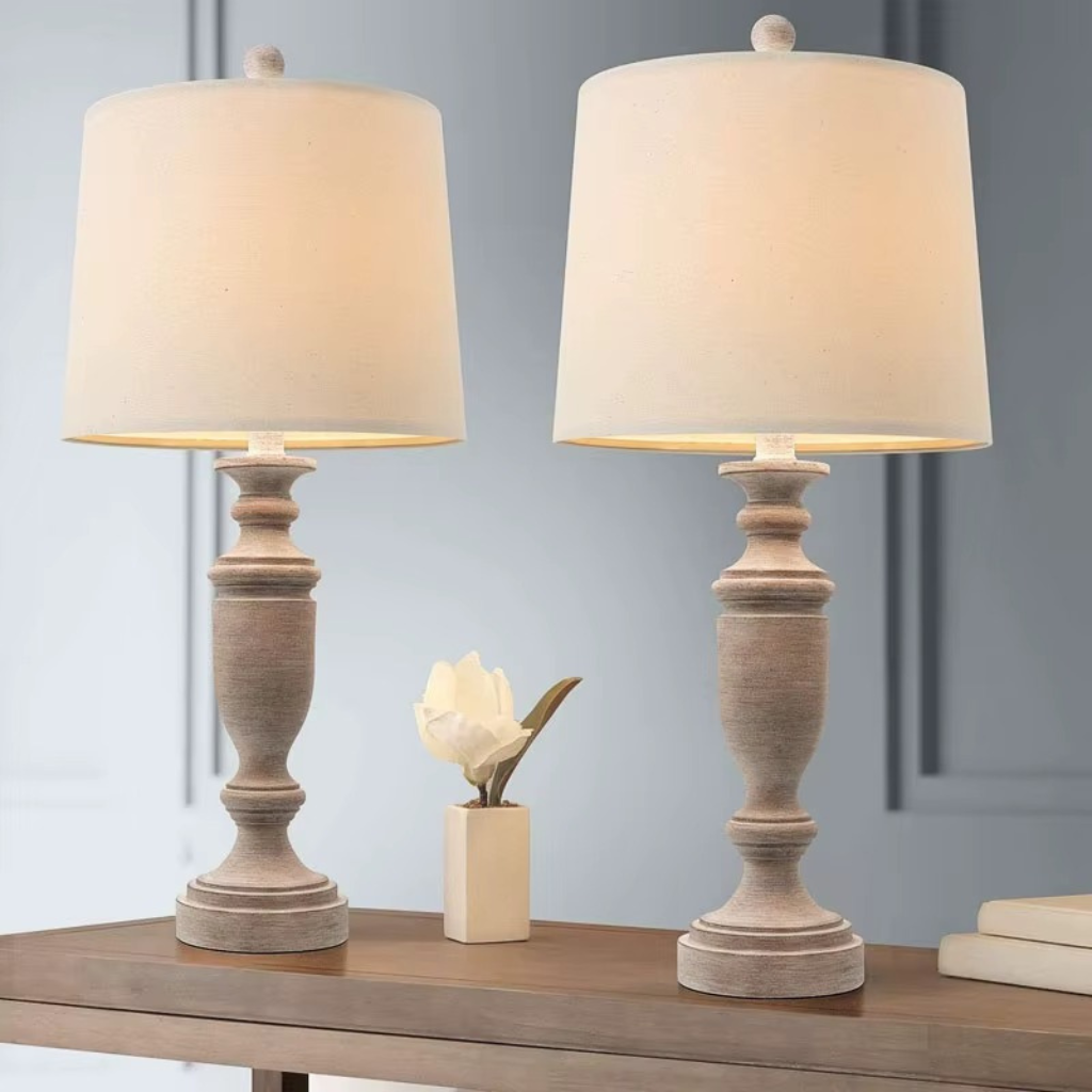 The Amdera Wooden Table Lamp