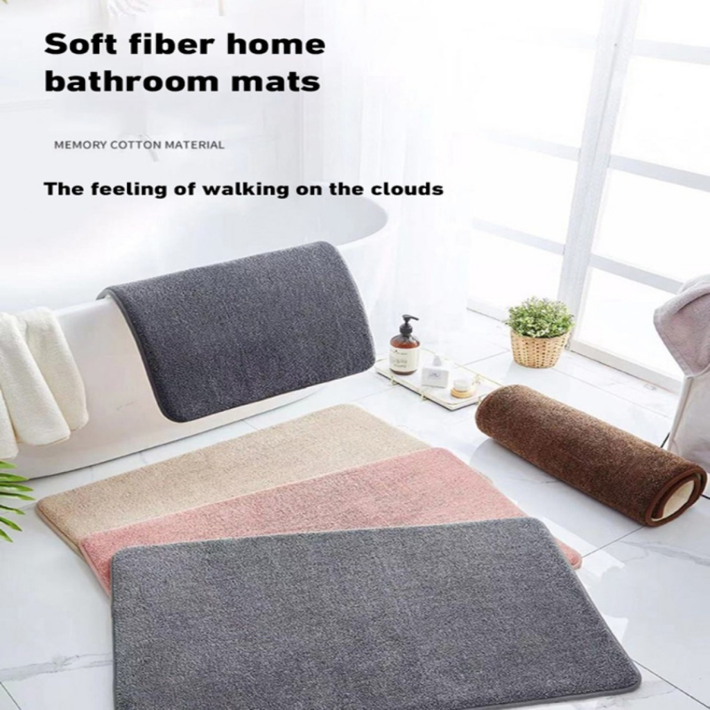 The Aquasoft Non Slip Absorbent Bathroom Mat