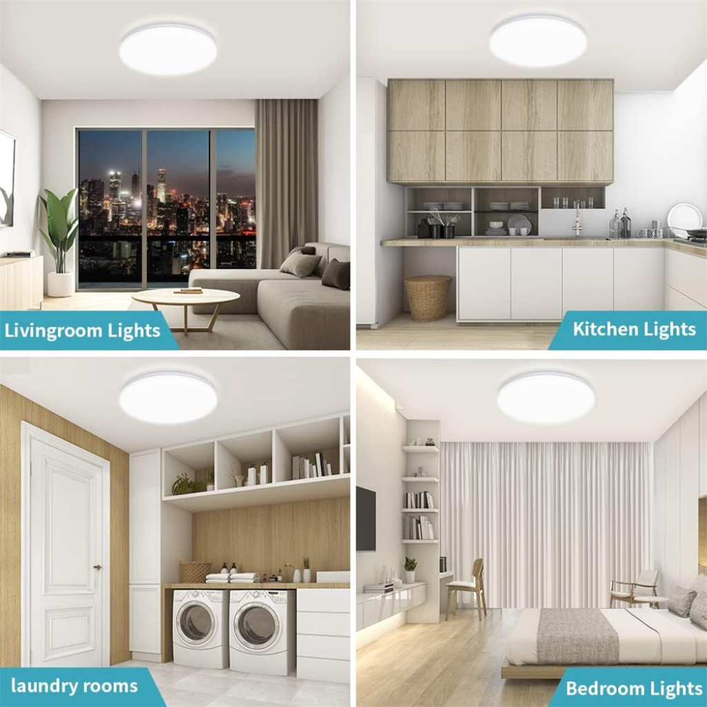 The Aquavelle Waterproof Round LED Ceiling Light