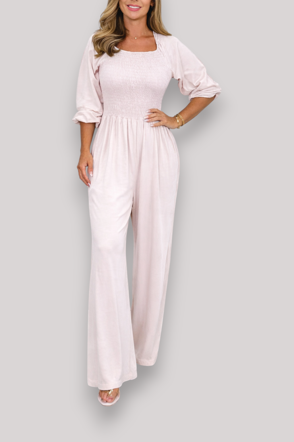 The Arabella Women's Casual Wide Leg Jumpsuit