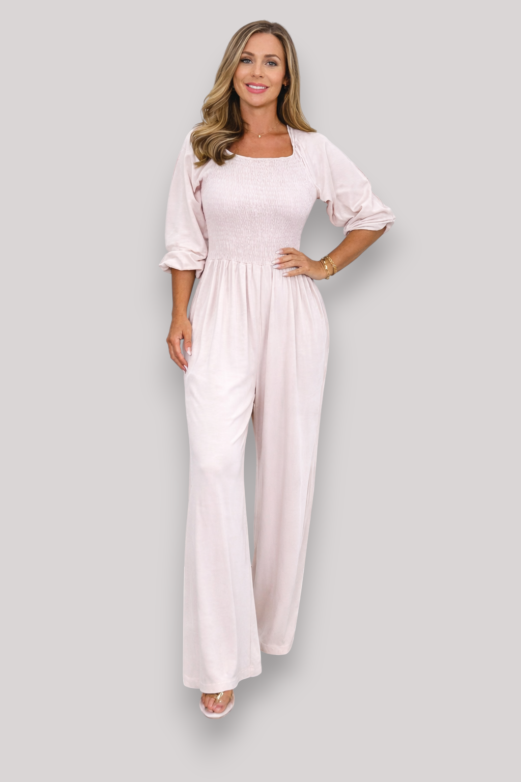 The Arabella Women's Casual Wide Leg Jumpsuit