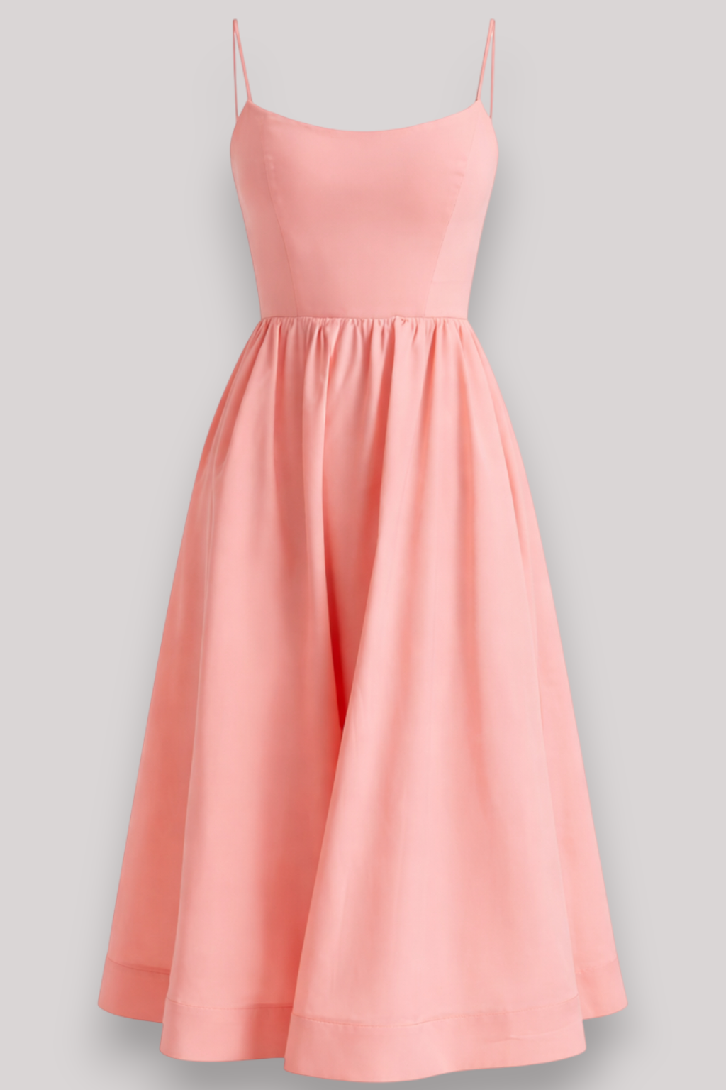 The Araminta Spaghetti Strap A Line Maxi Party Dress Elegant Holiday Style