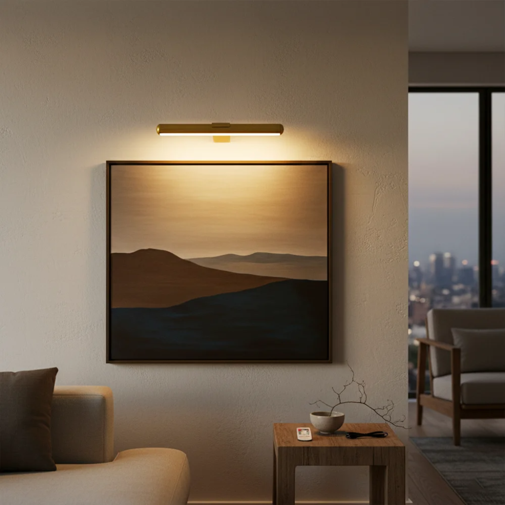 The Artix Remote Rechargeable Picture LED Wall Light
