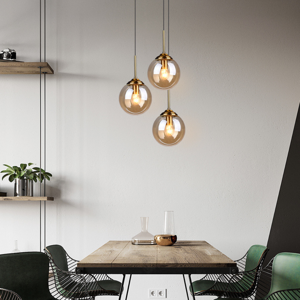 The Aurelia Nordic LED Glass Pendant Light