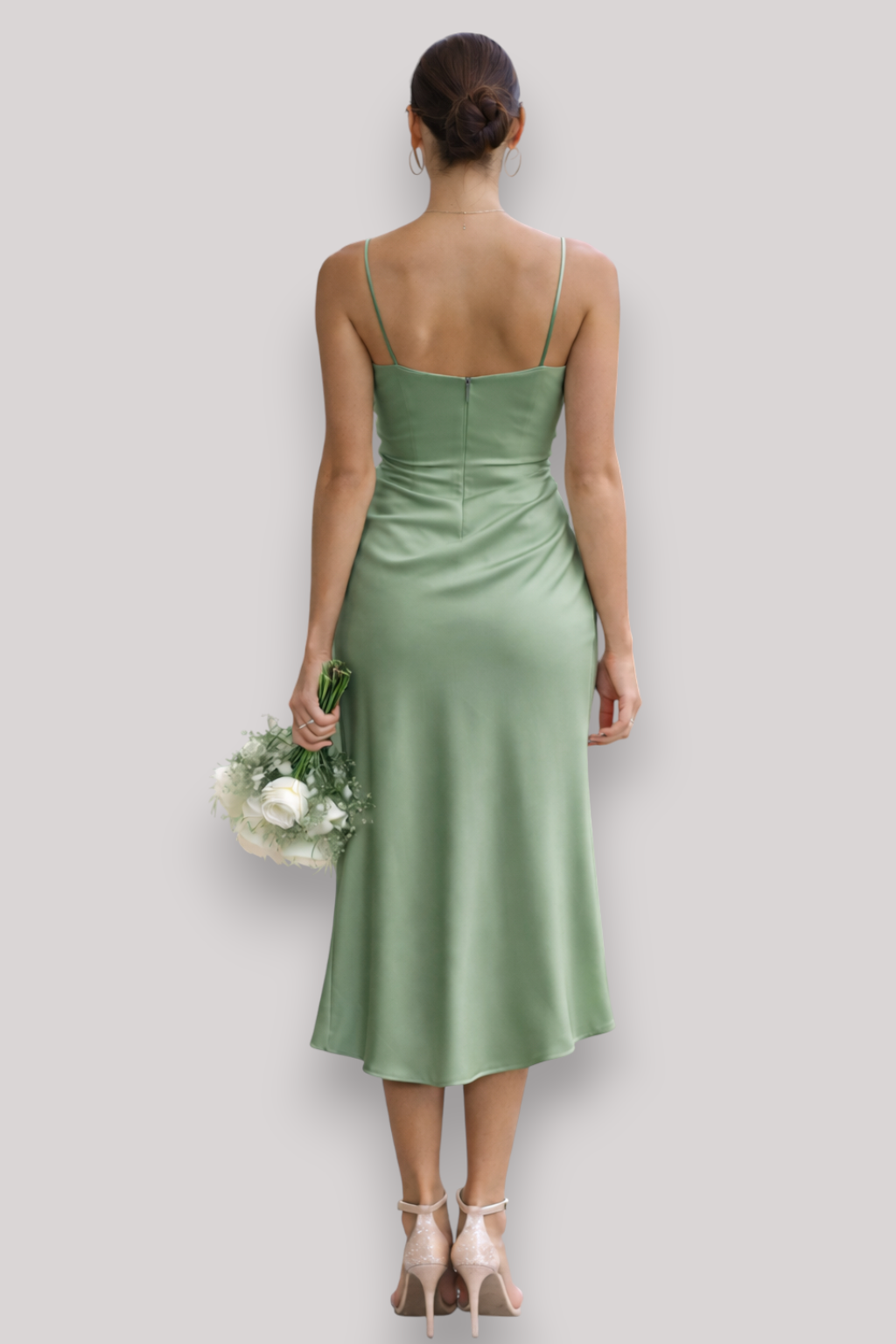 The Aurelia Sleeveless V Neck Wrap Halter Neck Summer Maxi Dress