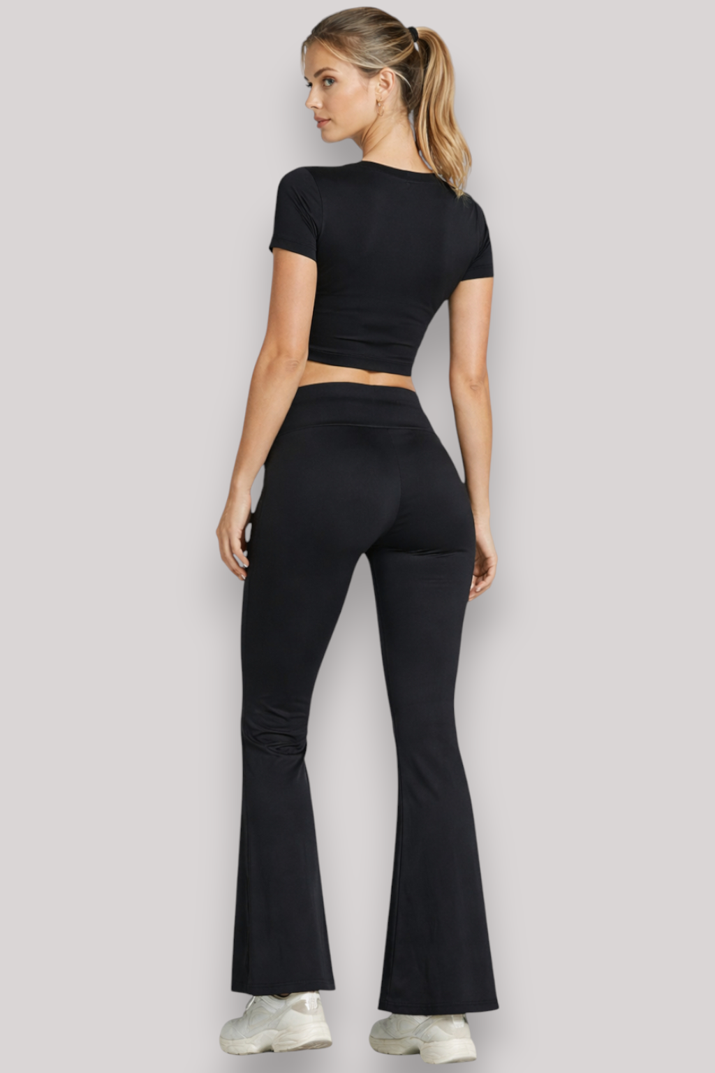 The Aurelie Women's Yoga Leggings High Waist Flared Sculpting Trousers