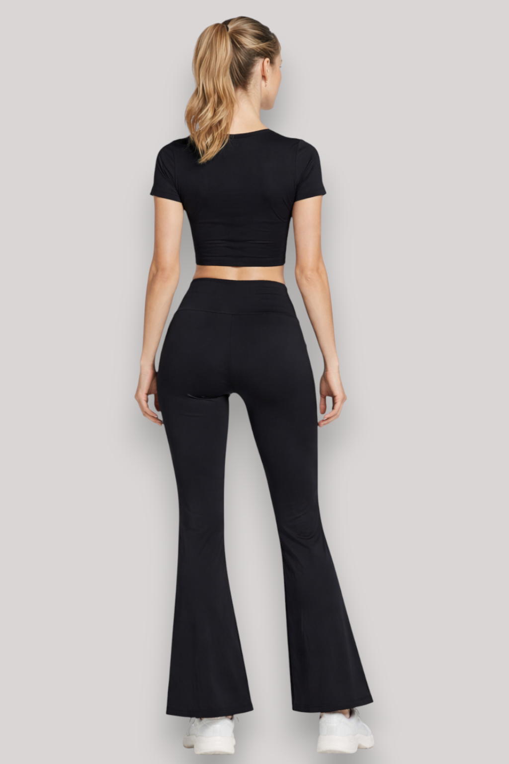 The Aurelie Women's Yoga Leggings High Waist Flared Sculpting Trousers