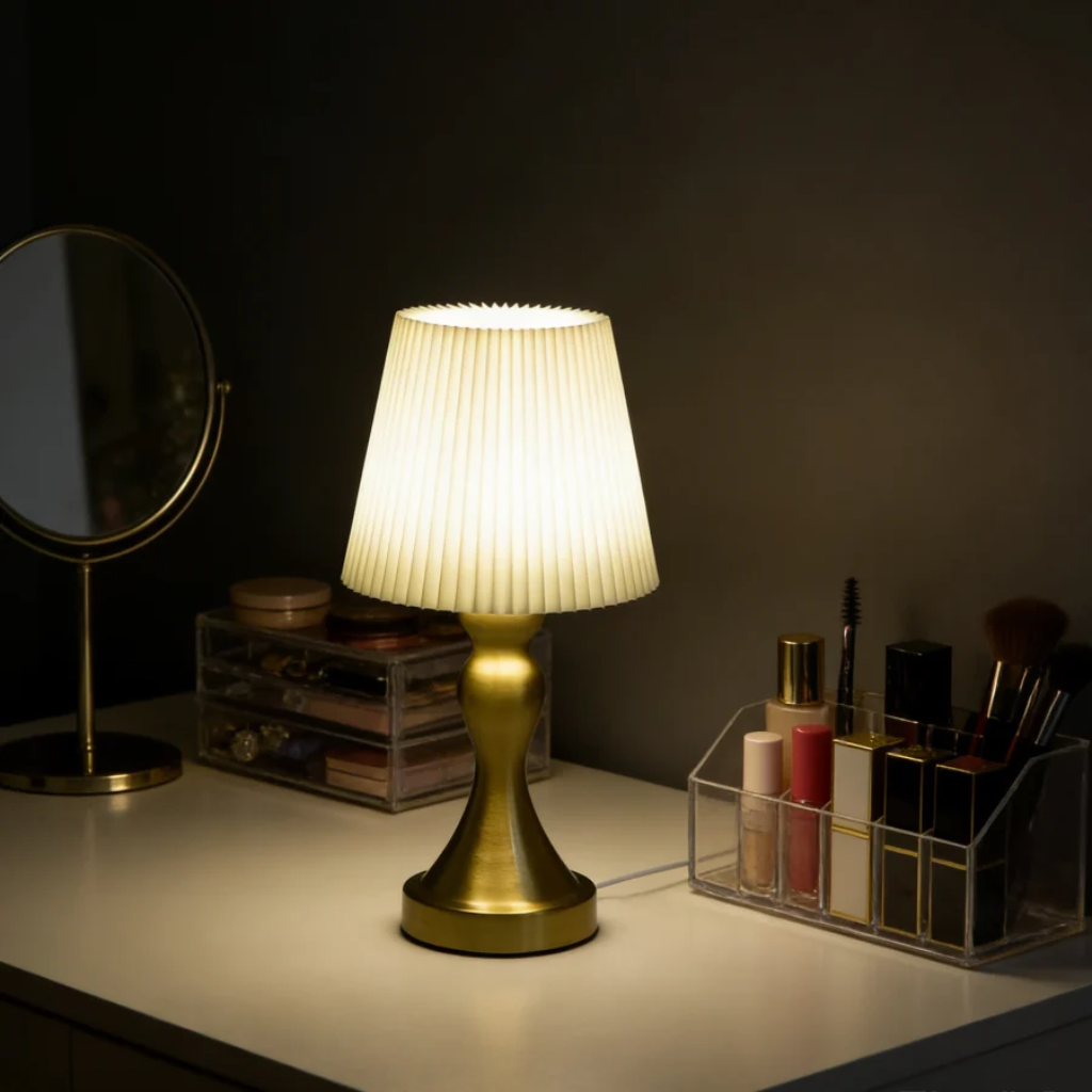 The Aurelle Brass Table Lamp