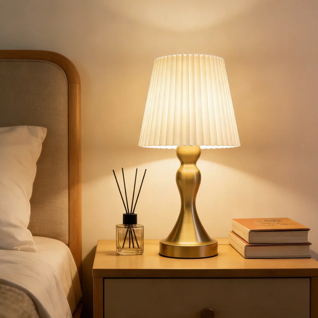 The Aurelle Brass Table Lamp