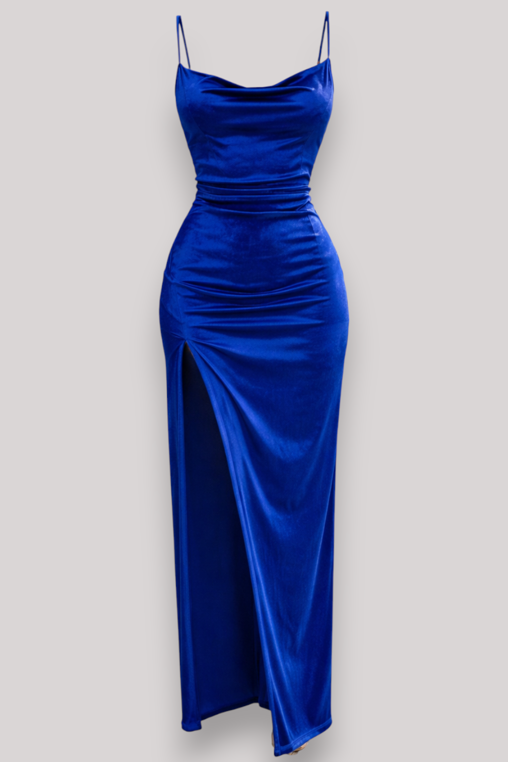 The Aurora Velvet Sleeveless Slip Maxi Dress Elegant Evening Party Style