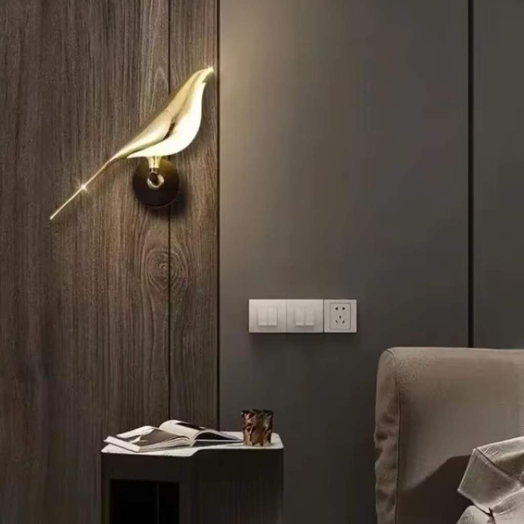 The Aviora Rotatable Bird LED Wall Lamp