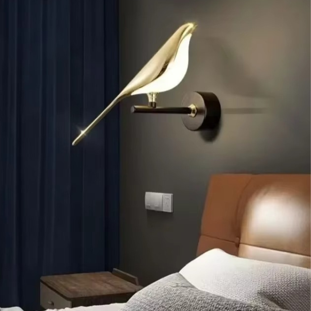 The Aviora Rotatable Bird LED Wall Lamp