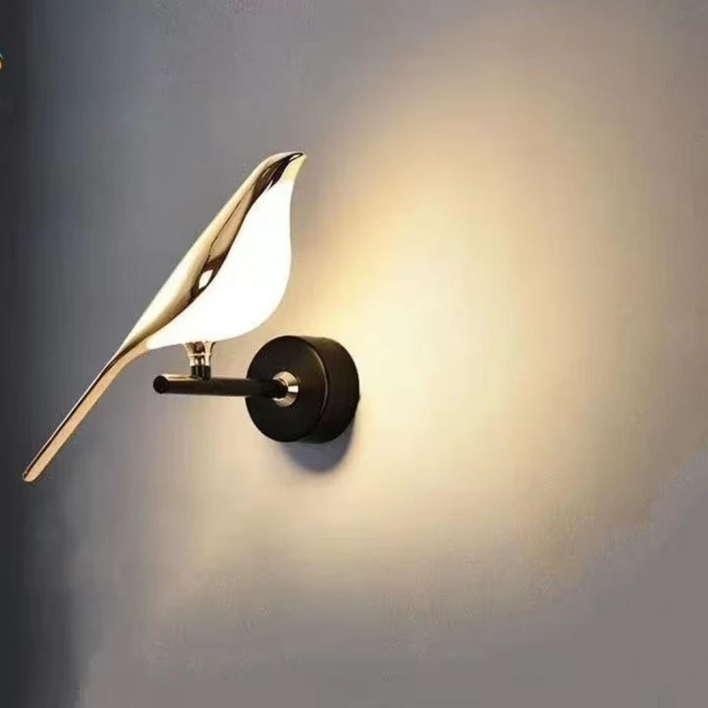 The Aviora Rotatable Bird LED Wall Lamp