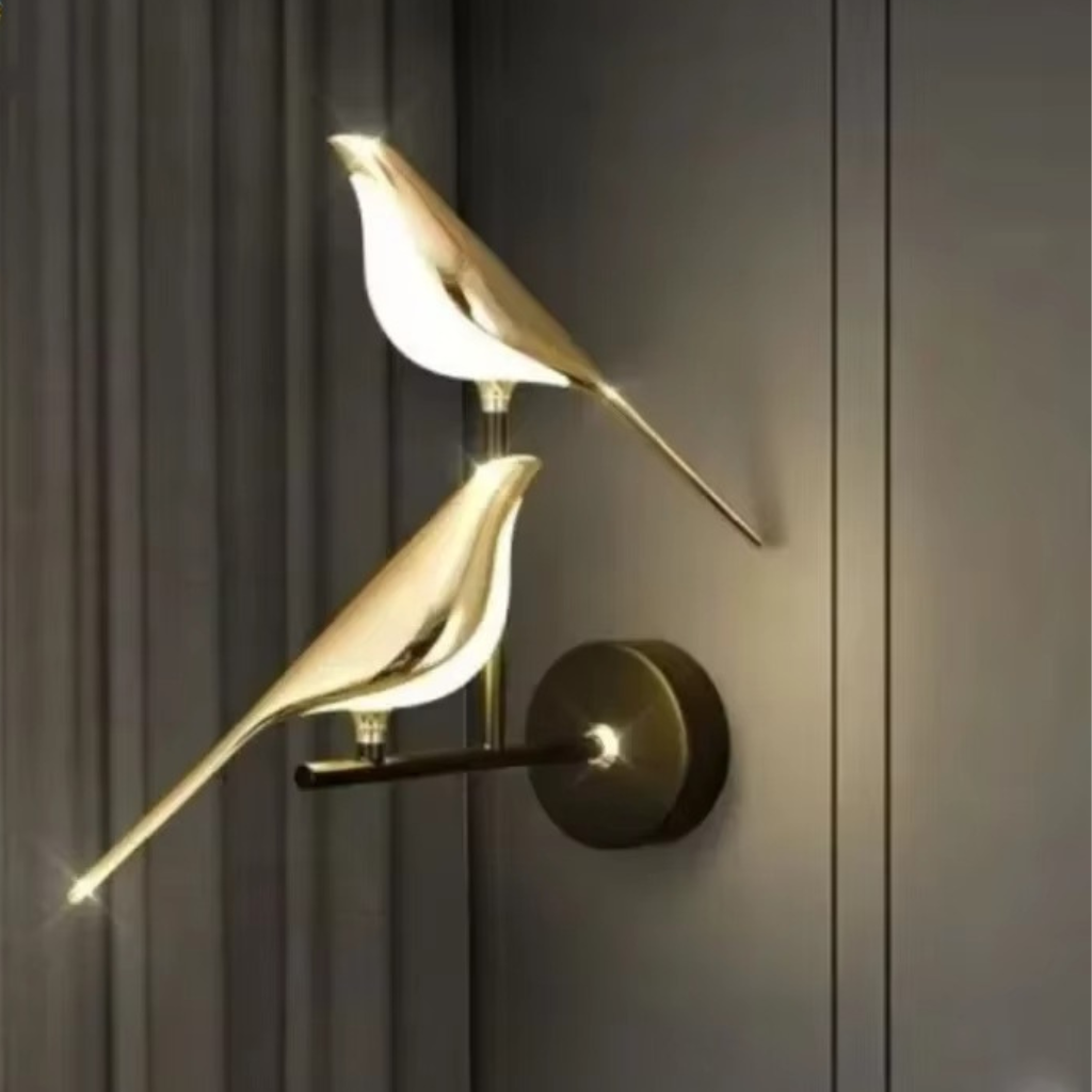 The Aviora Rotatable Bird LED Wall Lamp