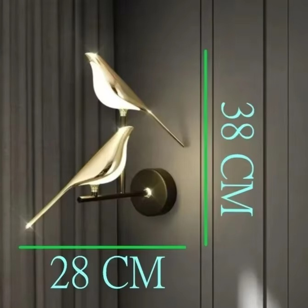 The Aviora Rotatable Bird LED Wall Lamp