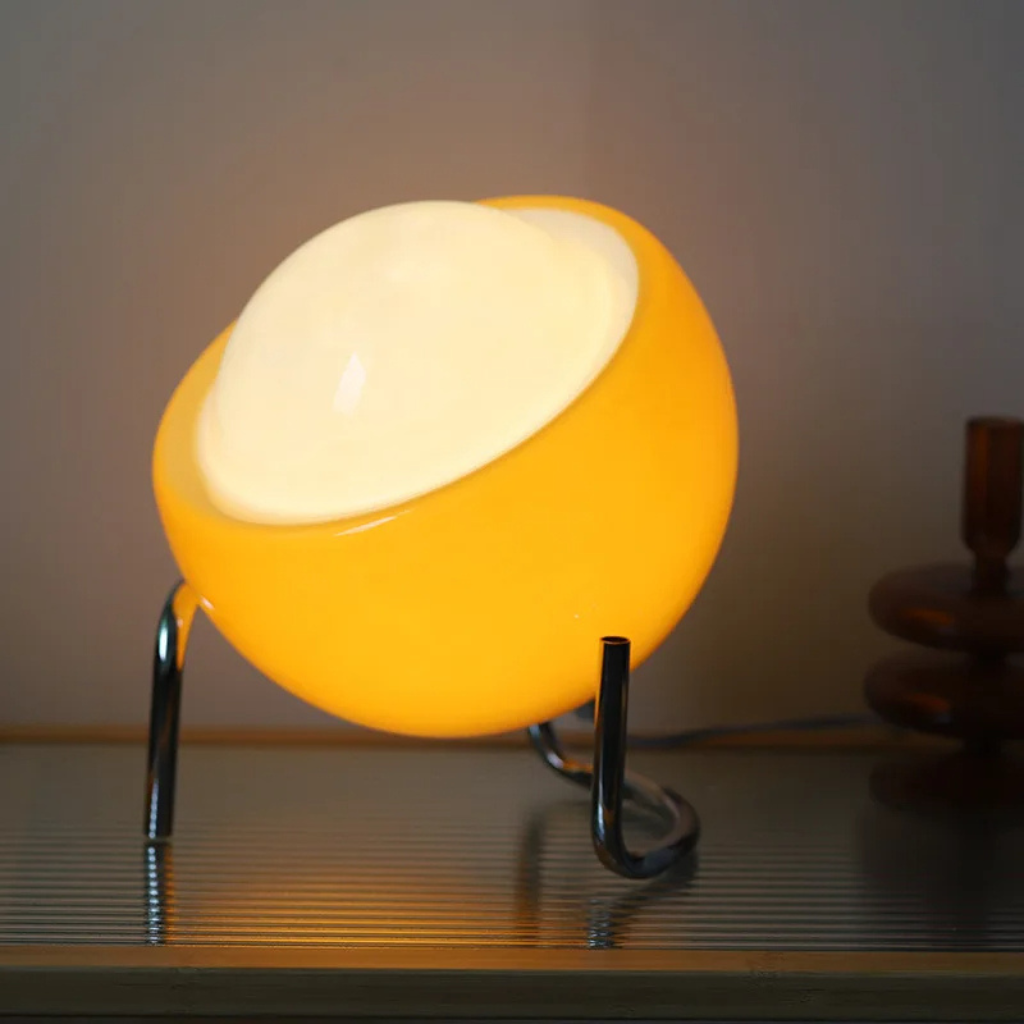 The Bauvera Bauhaus Glass Table Lamp