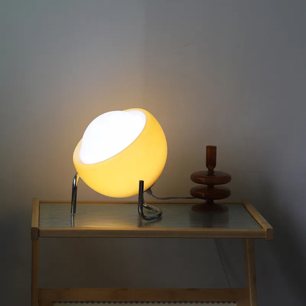 The Bauvera Bauhaus Glass Table Lamp