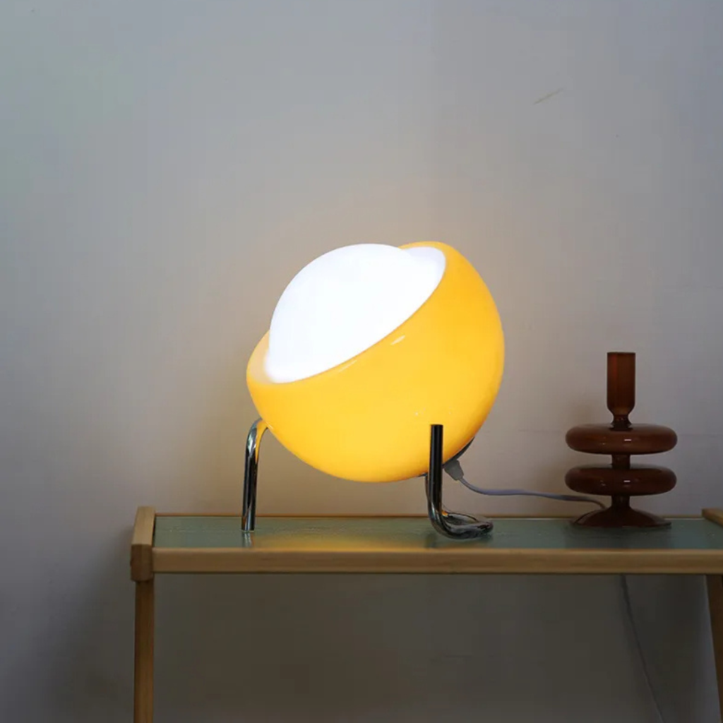 The Bauvera Bauhaus Glass Table Lamp