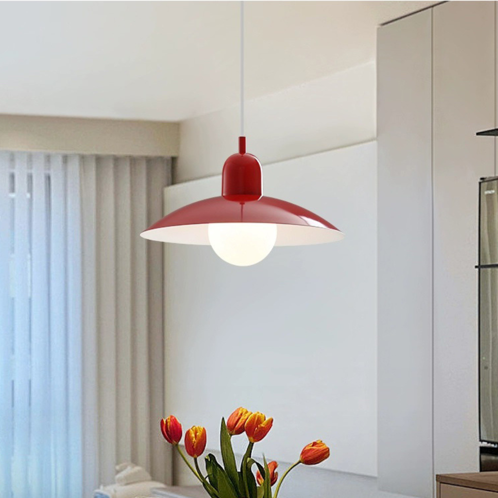 The Bauvora Nordic Bauhaus Macaron Pendant Light