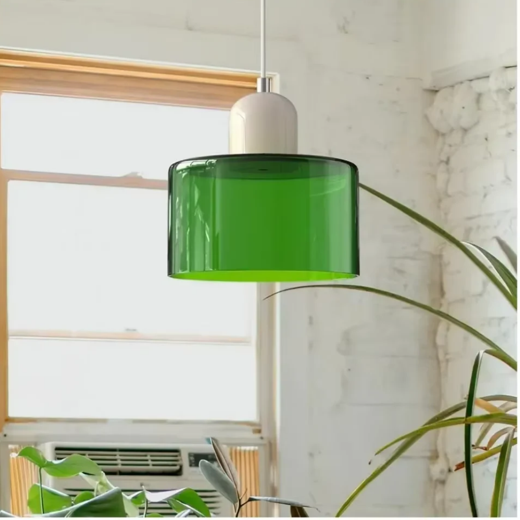 The Bellavine Stained Glass Pendant Light