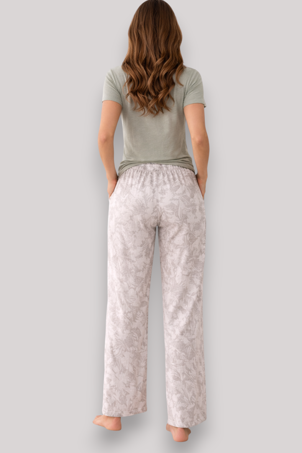 The Bexley Women's Camouflage Print Trousers Casual Relaxed Fit Pants