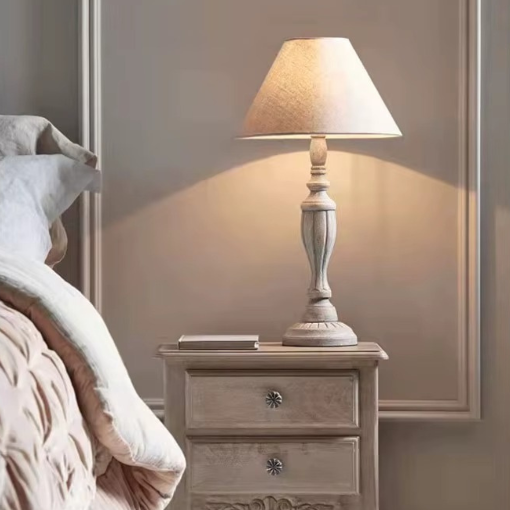 The Boisra French Wood Table Lamp