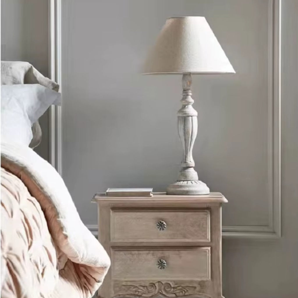 The Boisra French Wood Table Lamp