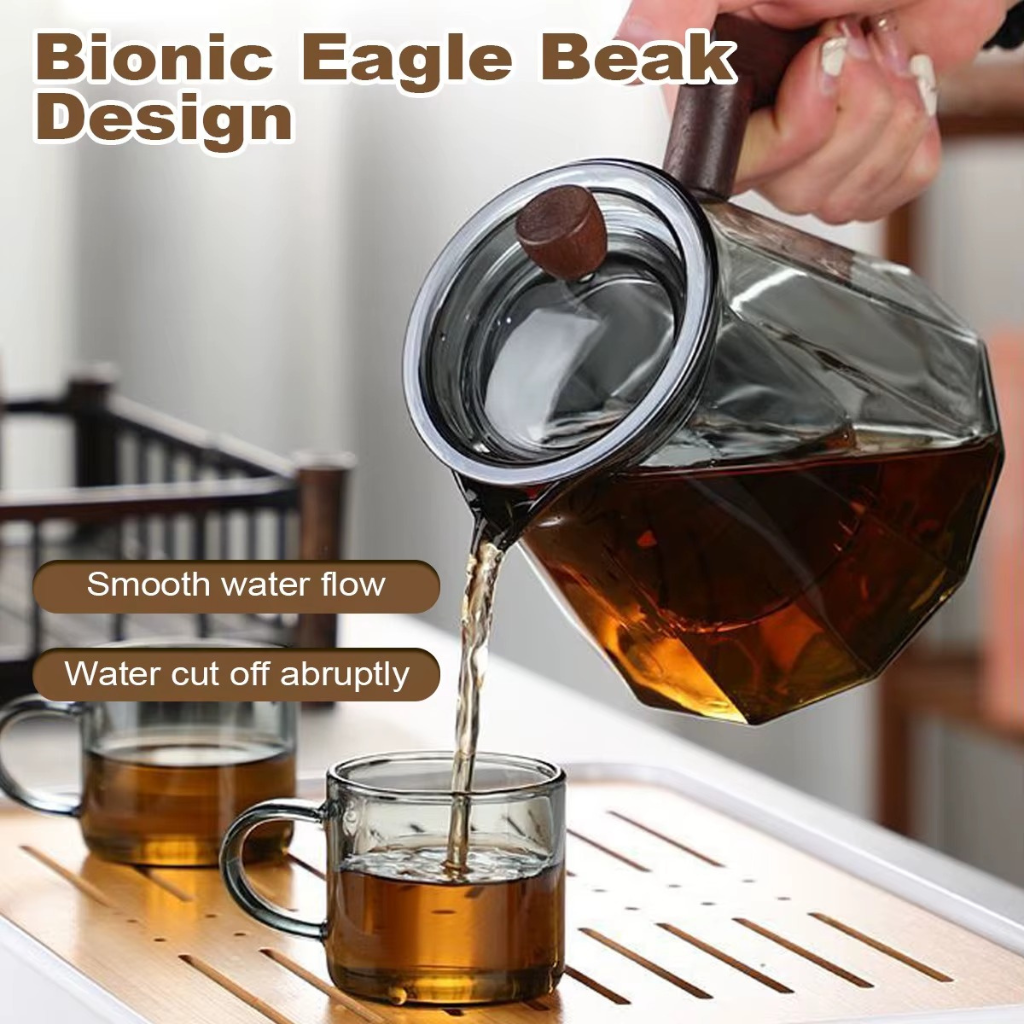 The Borowood Glass Teapot With Removable Infuser