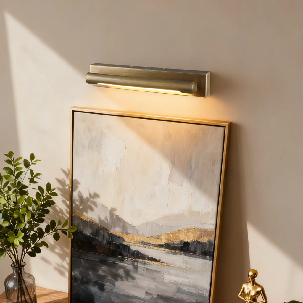 The Brassix Retro Wall Mirror Light