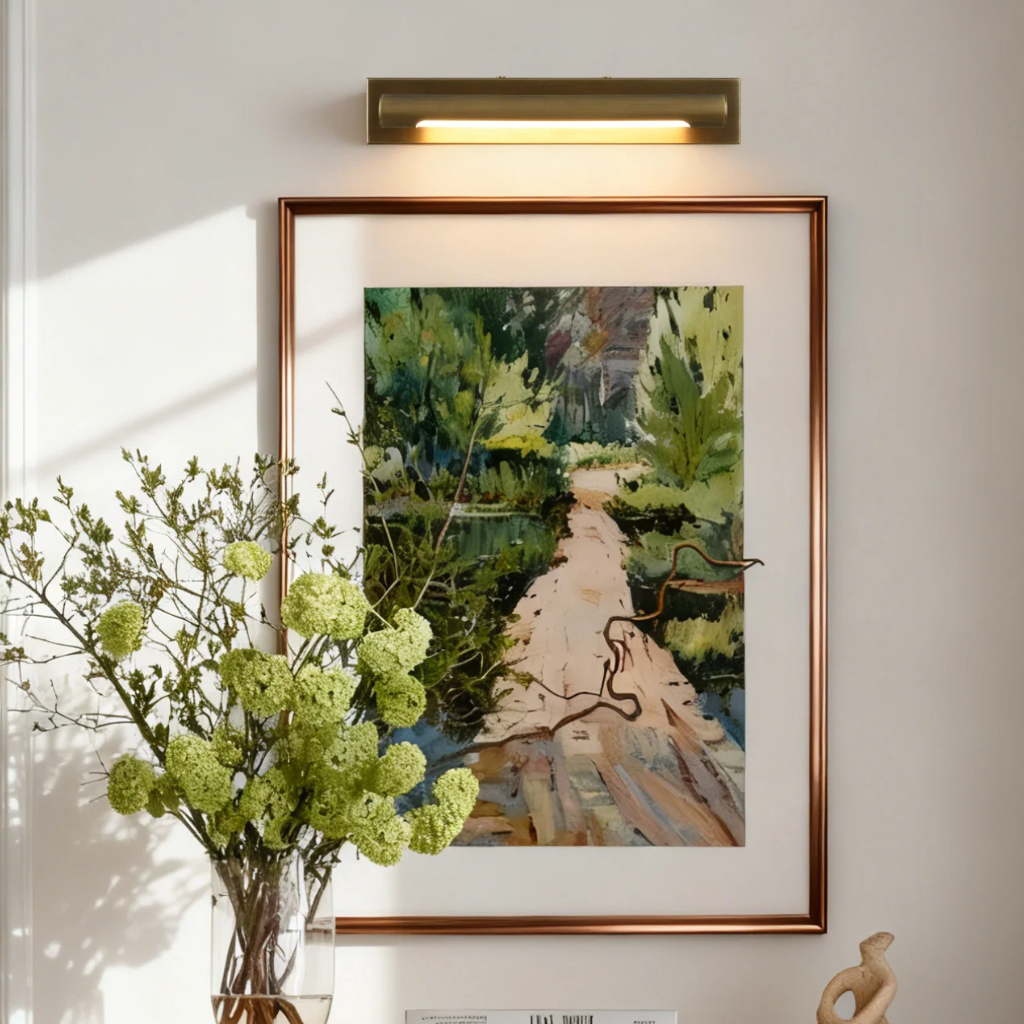 The Brassix Retro Wall Mirror Light