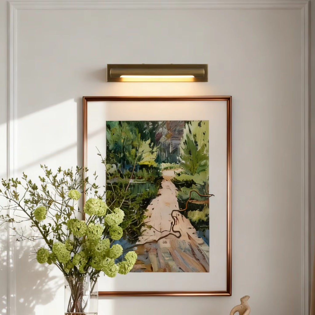 The Brassix Retro Wall Mirror Light
