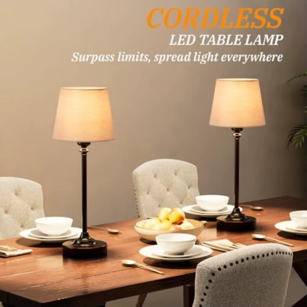 The Bronzelle Rechargeable Ambient Table Lamp