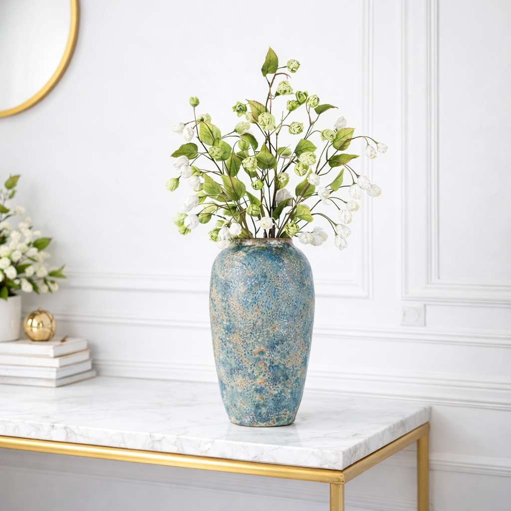 The Bubrix Ceramic Bubble Flower Vase