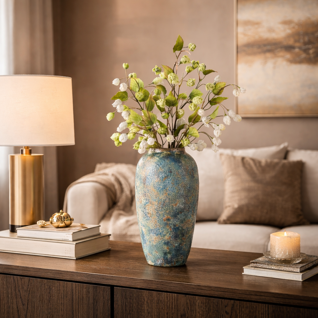 The Bubrix Ceramic Bubble Flower Vase