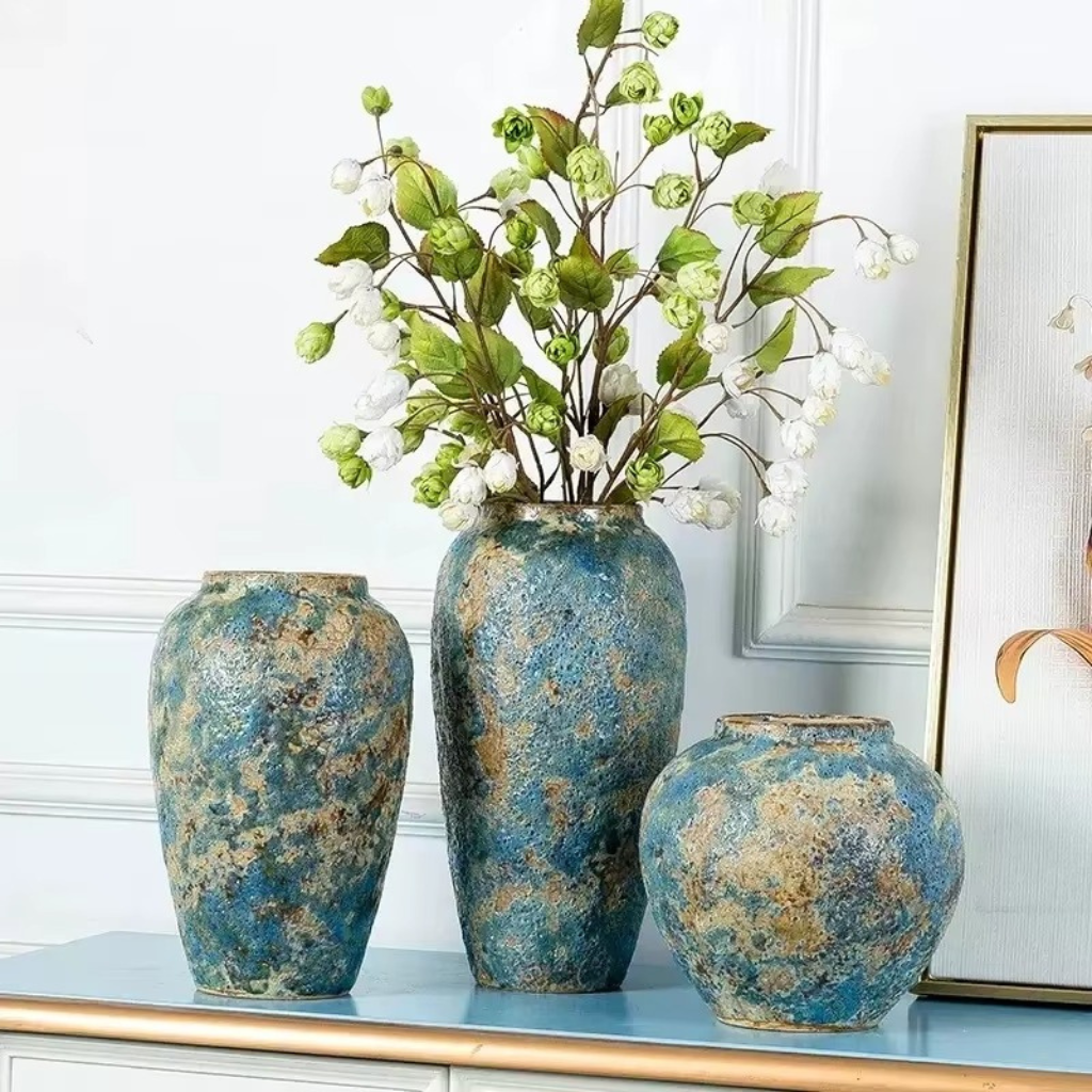The Bubrix Ceramic Bubble Flower Vase