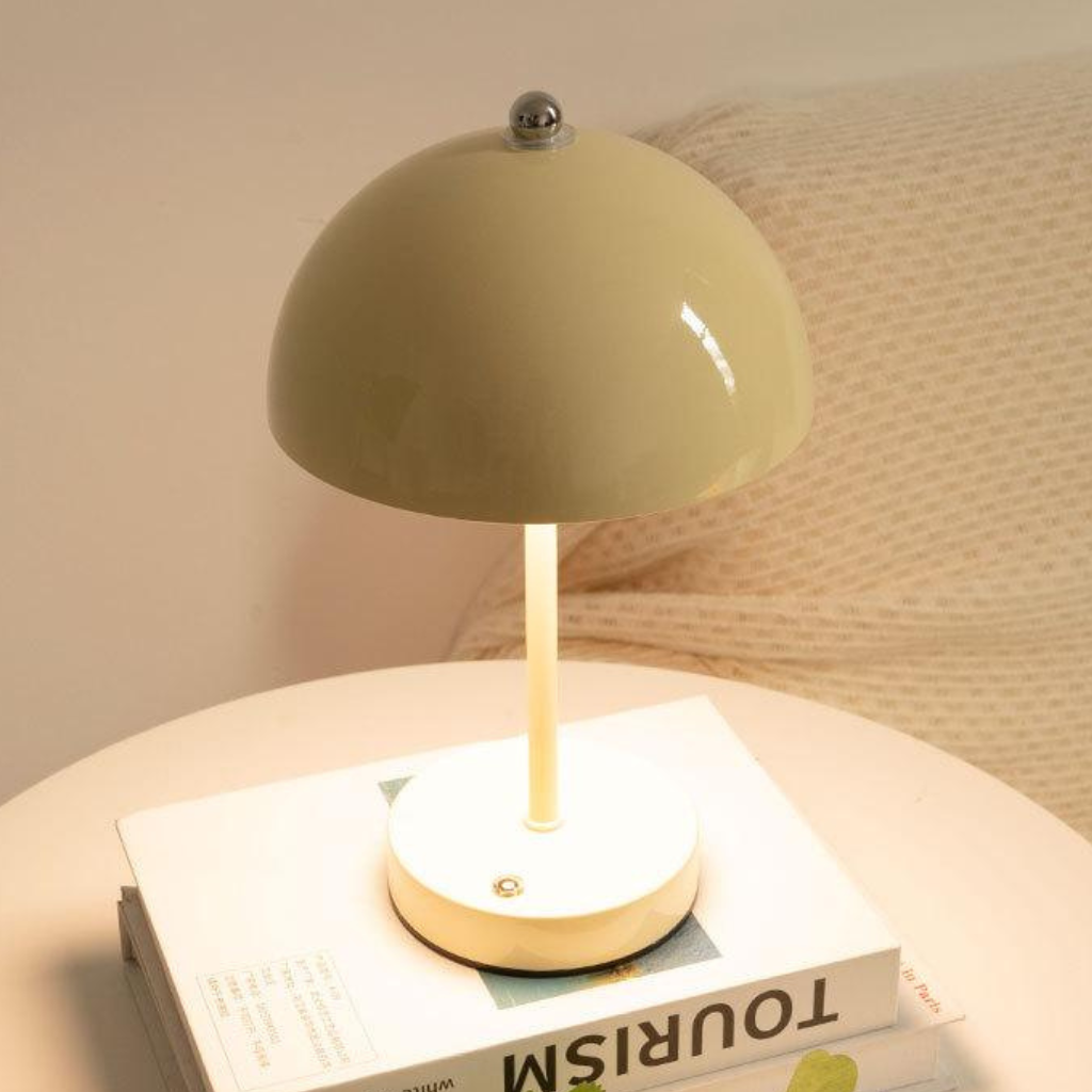 The Budelle Nordic Mushroom Bedside Table Lamp
