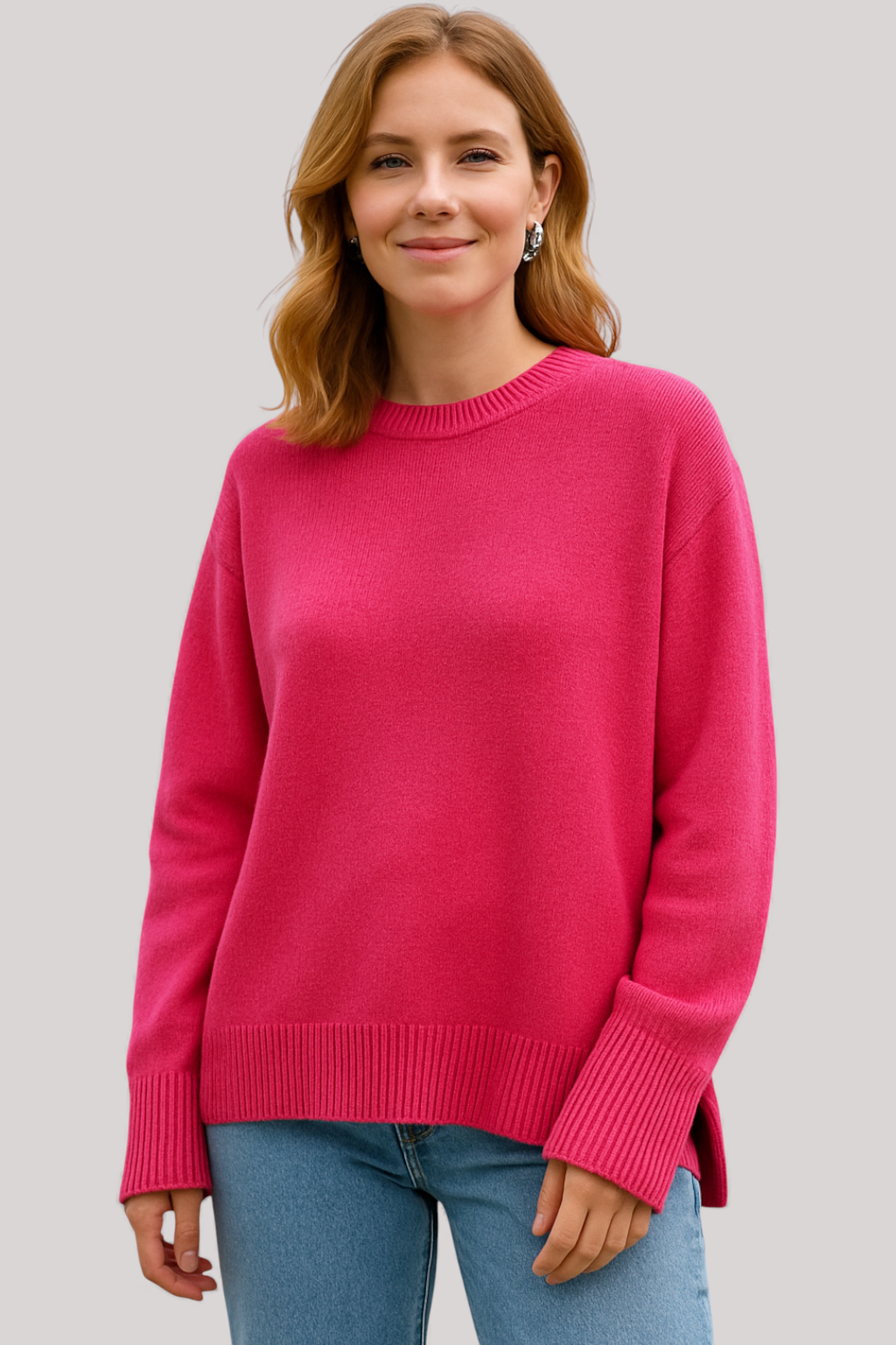 The Calder Knit Sweater Relaxed Fit Warm Winter Jumper
