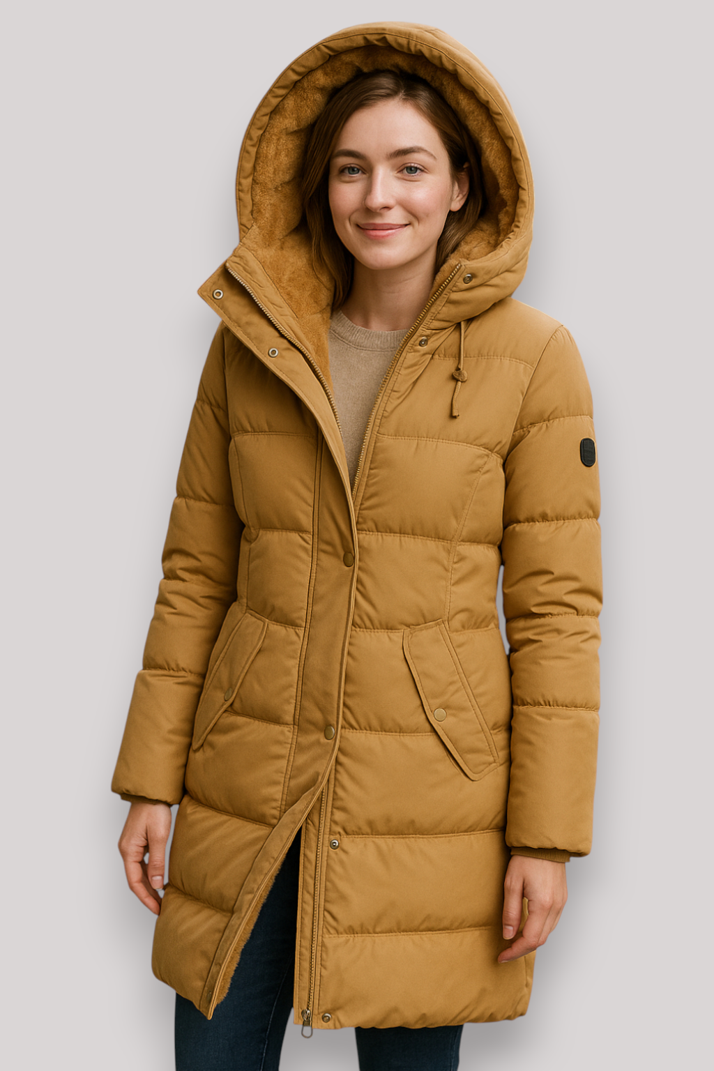 The Calderwood Hooded Winter Coat Warm Lined Insulated Jacket