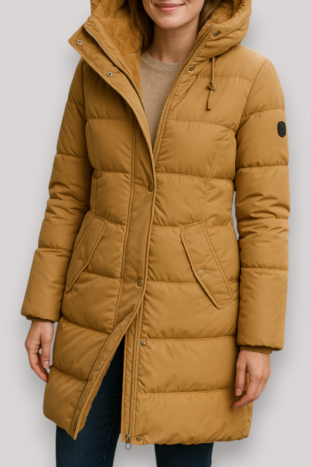 The Calderwood Hooded Winter Coat Warm Lined Insulated Jacket
