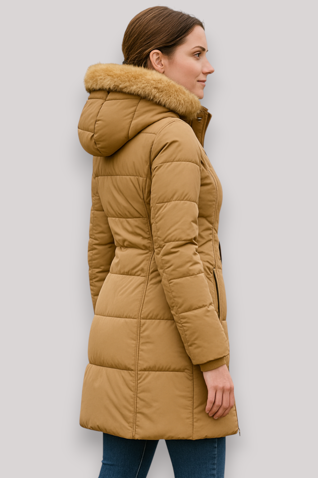 The Calderwood Hooded Winter Coat Warm Lined Insulated Jacket