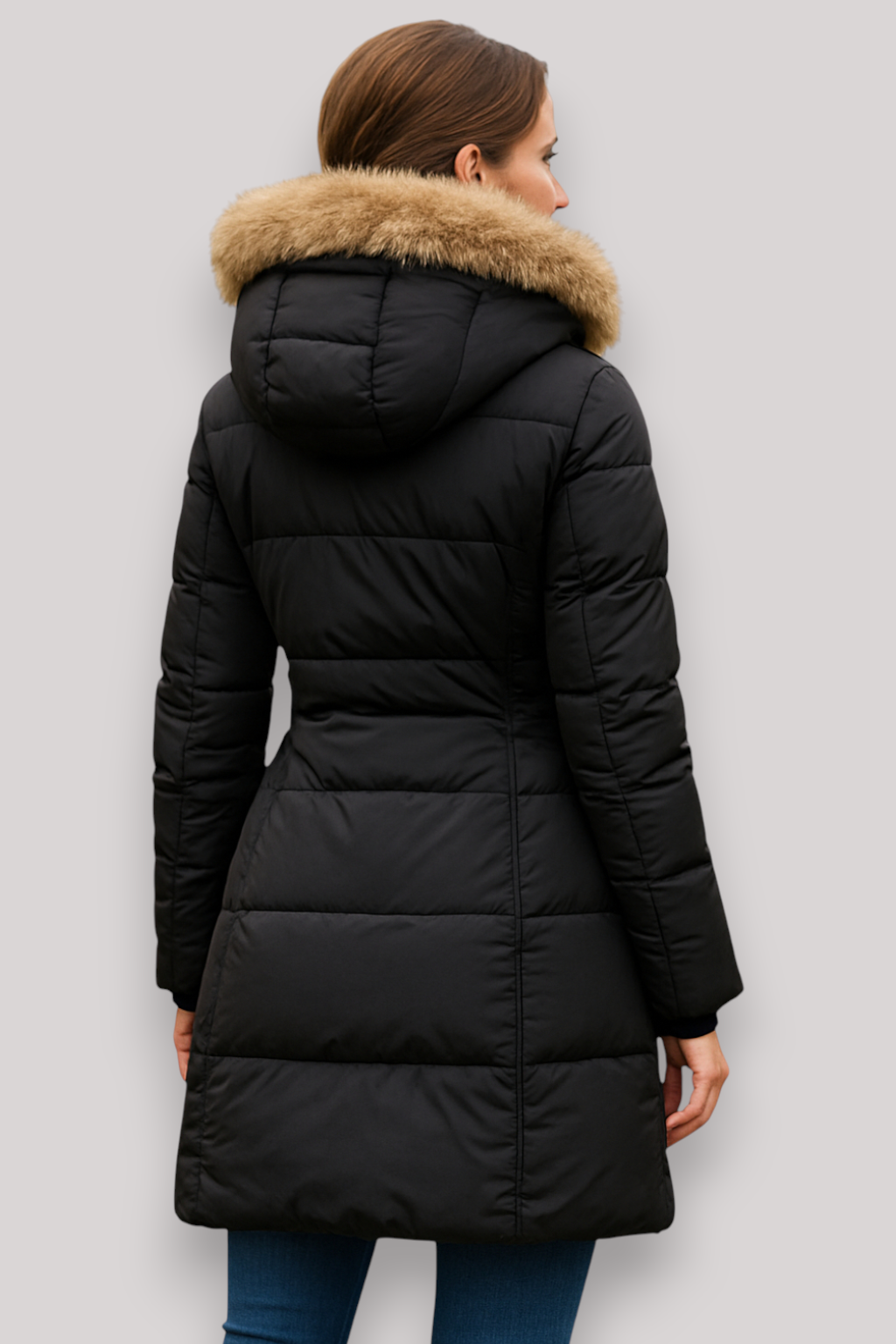 The Calderwood Hooded Winter Coat Warm Lined Insulated Jacket