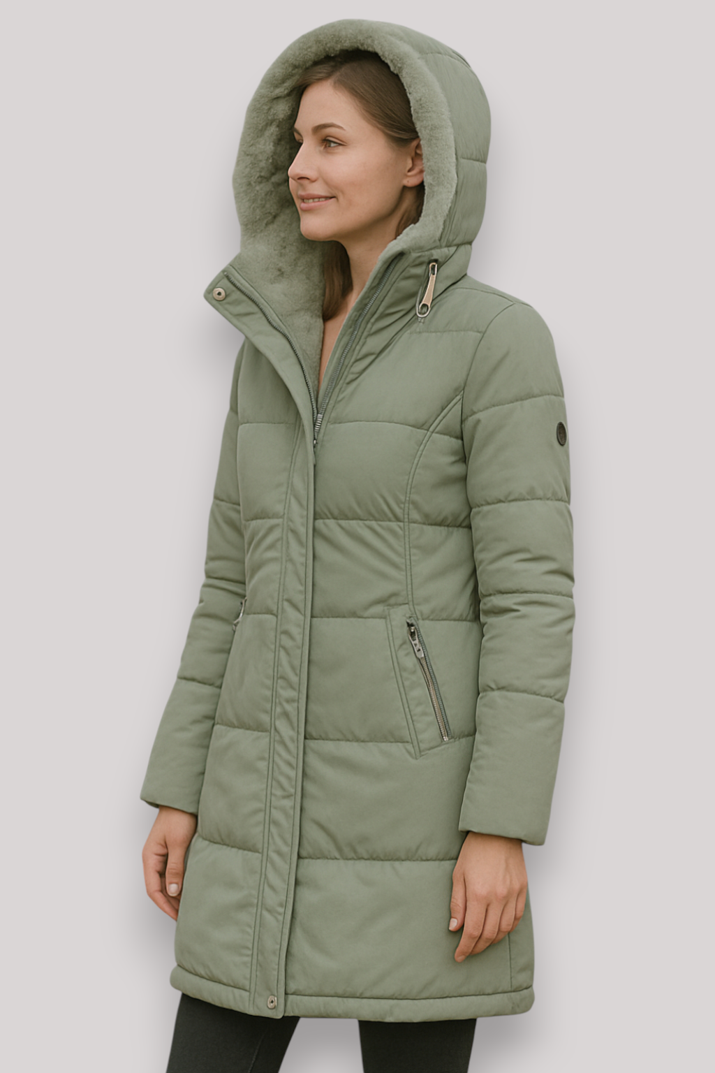The Calderwood Hooded Winter Coat Warm Lined Insulated Jacket