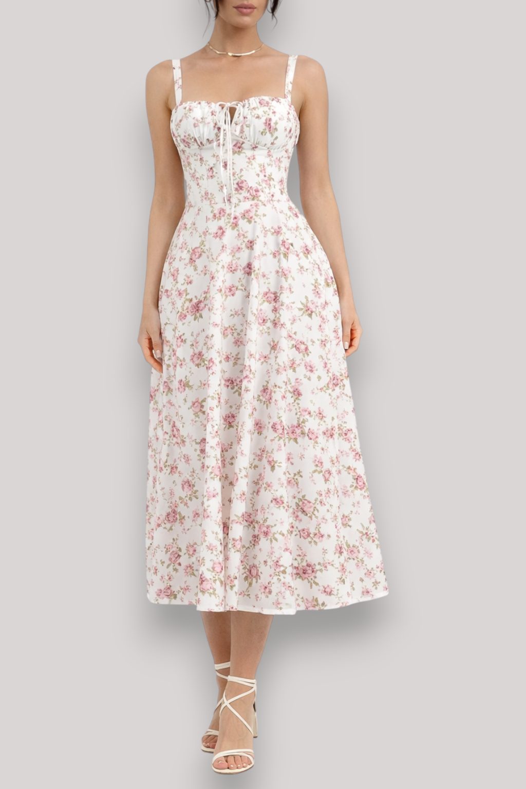 The Calista Women's Floral Split Maxi Dress