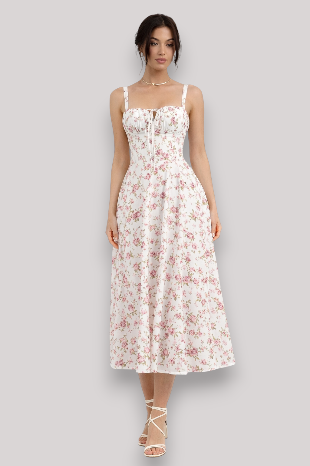 The Calista Women's Floral Split Maxi Dress